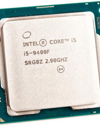 Intel i5 9400 F + ventola e dissipatore