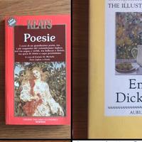 3 libri poesia inglese - Shelley Keats Dickinson
