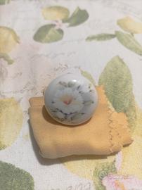 pomelli in ceramica con motivo floreale 