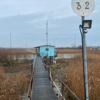 CAPANNO DA PESCA fiume Lamone