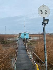 CAPANNO DA PESCA fiume Lamone