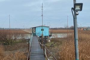 CAPANNO DA PESCA fiume Lamone