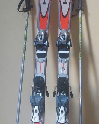 SCI HEAD CARVE mis 130 cm + Racchette