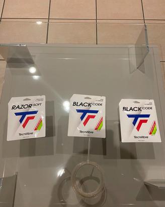 Set corde tennis 12 metri nuove