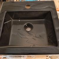 Lavandino nero nuovo bagno