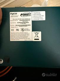Switch  ethernet Tyco AMP NETCONNECT  8 porte