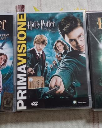 3 DVD Harry Potter 