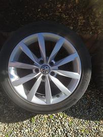 cerchi originali 17 golf 7 + gomme estive hankook