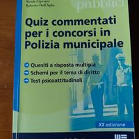 libro quiz per concorso Polizia Municipale 