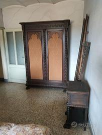 Camera da letto in legno massiccio