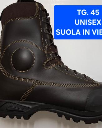 Anfibi Militari unisex tg.45 suola Vibram