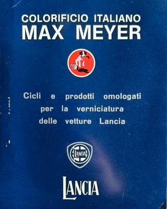 Campionario tinte colori auto storiche Lancia 
