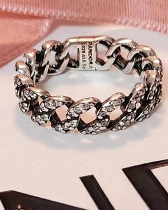 Anello a fascia Cubana "Rigido" della Pandora