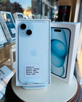 IPHONE 15 128 GIGA CON GARANZIA