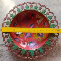 Piatto in ottone vintage