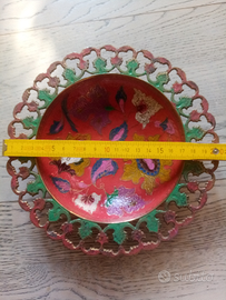 Piatto in ottone vintage
