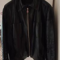 GIACCA IN PELLE NERA TAGLIA 46