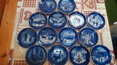 Royal Copenaghen Piatto di Natale da 1980 a 1993