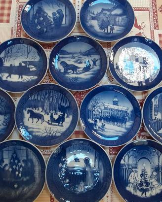 Royal Copenaghen Piatto di Natale da 1980 a 1993