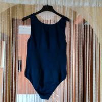 body donna blu con spalla larga taglia unica