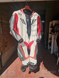 Tuta moto Vircos in canguro + airbag alpinestars