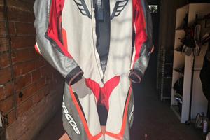 Tuta moto Vircos in canguro + airbag alpinestars