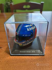 Casco Fernando Alonso 2018 f1