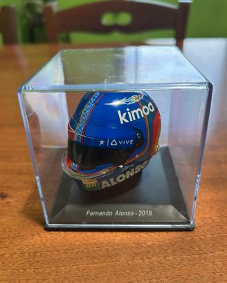 Casco Fernando Alonso 2018 f1