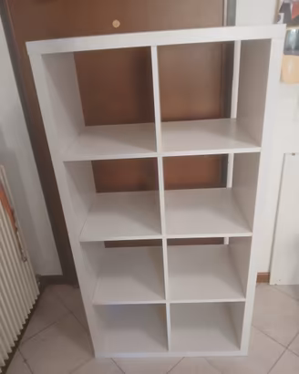 libreria IKEA bianca 8 moduli
