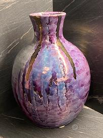 Raro Vaso Ceramica Sarda Claudio Pulli  28cm