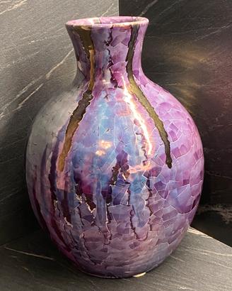 Raro Vaso Ceramica Sarda Claudio Pulli  28cm