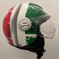 CASCO MOTO DEMI JET  Bandiera ITALIA