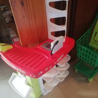 supermercato e carrello 