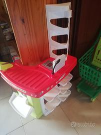 supermercato e carrello 
