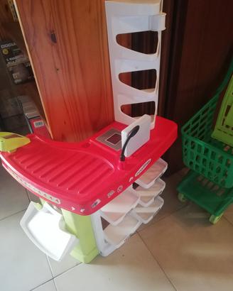 supermercato e carrello 