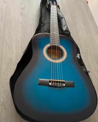 Chitarra CLASSICA marca Acustika colore blu