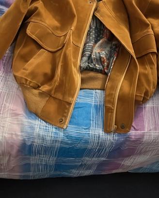 Giacca Bomber anni 80/90 scamosciato GV - Paisley 