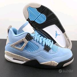 Jordan 4 azzurro e bianco 