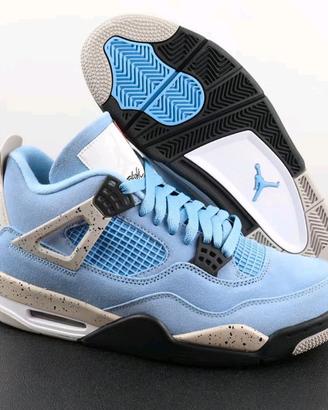 Jordan 4 azzurro e bianco 