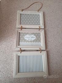Portafoto in legno stile shabby chic