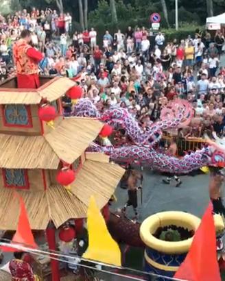 Drago cinese carnevale