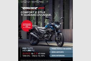 TVS MOTOR RAIDER 125 IN PROMO FINO AL 31/03/2026 R