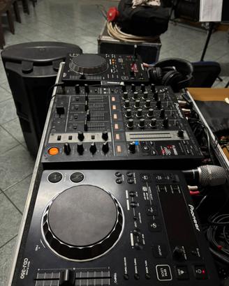 Coppia Cdj-350 + Djm-700 pioneer