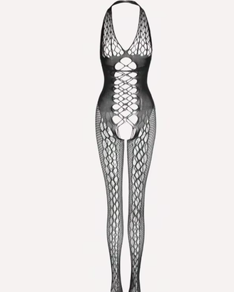 Body Intimo in Rete Nero