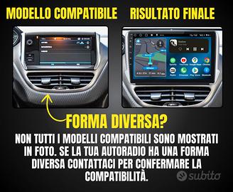 Peugeot 208 & 2008 4/64 Autoradio Android 10pol.