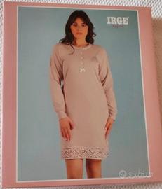 camicia da notte a maniche lunghe irge