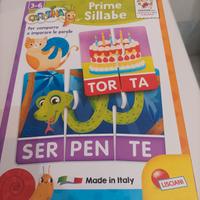 Gioco Prime Sillabe 