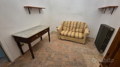 divano due posti con   letto singolo interno