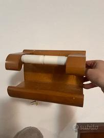 Set accessori bagno in legno – completo