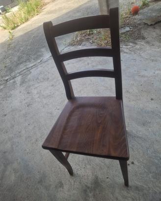 4 sedie legno massello